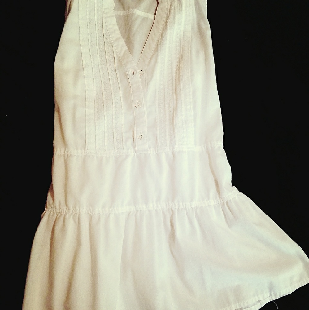 White Tie Tank Top/Blouse